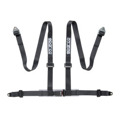 ECE 4 точкови спортни предпазни колани SPARCO CLUB H-4 2" (50мм), черен