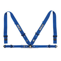 FIA 4 точкови спортни предпазни колани SPARCO SPORT H-4 2"/3" (50/76мм), син