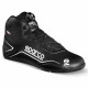 Обувки Детски обувки за картинг Sparco K-POLE (водоустойчиви), черен | race-shop.bg