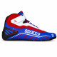 Обувки Детски обувки за картинг Sparco K-RUN, циан/червен | race-shop.bg