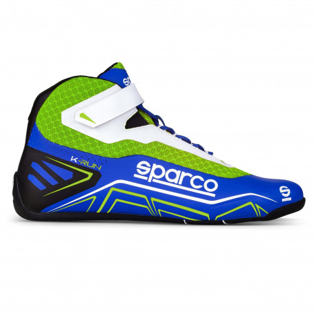 Обувки Състезателен обувки SPARCO K-Run синьозелено | race-shop.bg