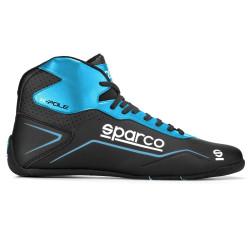 Детски обувки за картинг Sparco K-POLE, черен/циан