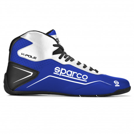 Обувки Детски обувки за картинг Sparco K-POLE, син/бял | race-shop.bg