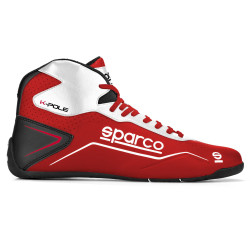 Детски обувки за картинг Sparco K-POLE, червен/бял