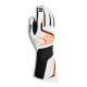 Състезателни ръкавици Sparco TIDE K (външен шев) черно/оранжево