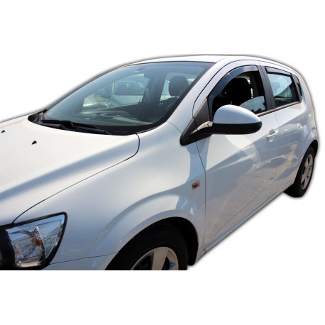 Дефлектори за прозорци Дефлектори за прозорци за CHEVROLET AVEO 5D 2011-2016 (+OT) HTB 4бр(задни) | race-shop.bg