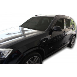 Дефлектори за прозорци за BMW X3 (F25) 5D 2010-2018 (+OT) 4бр(задни)