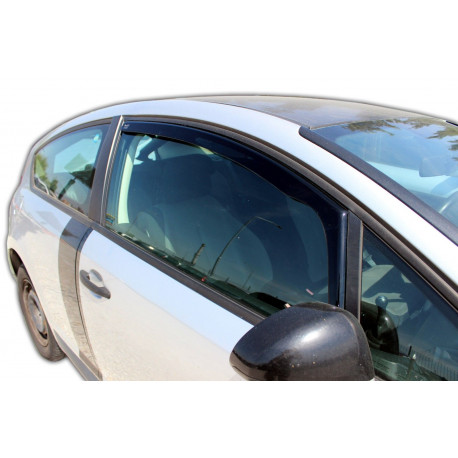 Дефлектори за прозорци Дефлектори за прозорци за CITROEN C4 I 3D 2004-2012 2бр(предни) | race-shop.bg