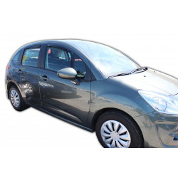 Дефлектори за прозорци за CITROEN C3 II 5D 2009-2017 (+OT) 4бр(задни)