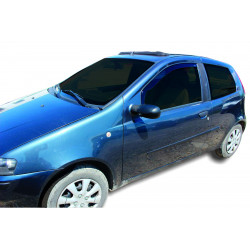 Дефлектори за прозорци за FIAT PUNTO II, III 3D 10/1999-2018 2бр(предни)