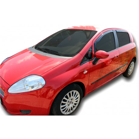Дефлектори за прозорци Дефлектори за прозорци за FIAT PUNTO EVO 5D 2006-2018 (+OT) 4бр(задни) | race-shop.bg