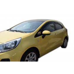 Дефлектори за прозорци за KIA RIO III 5D 2011-2017 (+OT) HTB 4бр(задни)