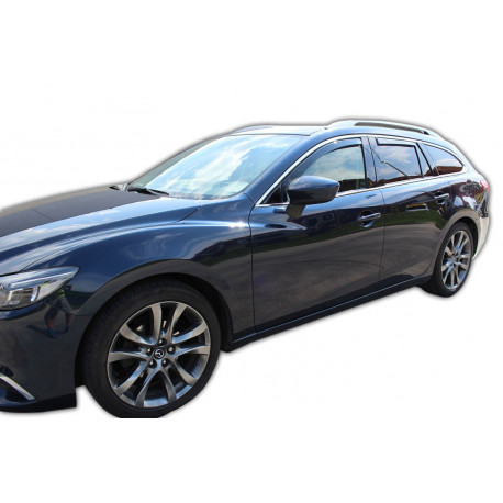 Дефлектори за прозорци Дефлектори за прозорци за MAZDA 6 (GJ) 5D 2013-up (+OT) COMBI 4бр(задни) | race-shop.bg
