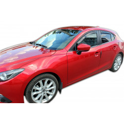 Дефлектори за прозорци за MAZDA 3 III 4/5D 2013-2019 (+OT) SEDAN/HTB 4бр(задни)