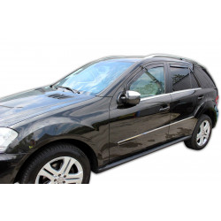 Дефлектори за прозорци за MERCEDES klasa M, W 164, 5D 06/2005-2011 (+OT) 4бр(задни)