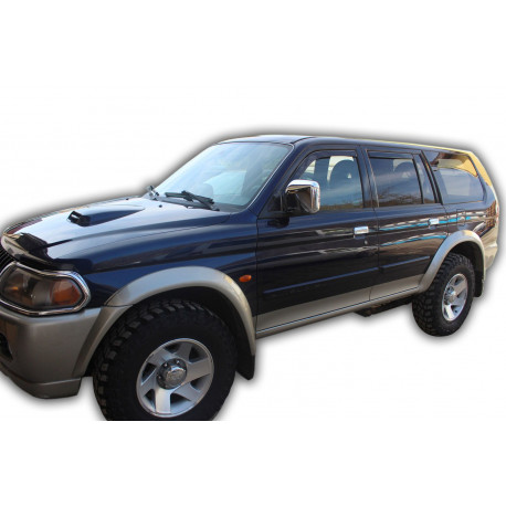 Дефлектори за прозорци Дефлектори за прозорци за MITSUBISHI PAJERO SPORT 5D 1997-2008 (+OT) 4бр(задни) | race-shop.bg