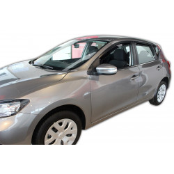Дефлектори за прозорци за NISSAN PULSAR 5D 2014-up (+OT) 4бр(задни)