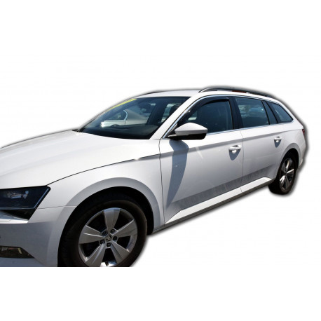 Дефлектори за прозорци Дефлектори за прозорци за SKODA SUPERB III 5D 2015-up 2бр(предни) | race-shop.bg