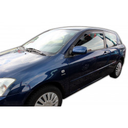 Дефлектори за прозорци за TOYOTA COROLLA E12 3D 2002-2008 2бр(предни)