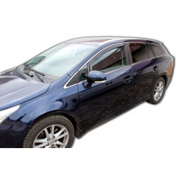 Дефлектори за прозорци за TOYOTA AVENSIS III T27 5D 2009-2017 COMBI (+OT) 4бр(задни)