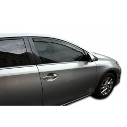 Дефлектори за прозорци за TOYOTA AURIS II 5D 2013-2018 HTB/TOURING 2бр(предни)