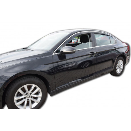 Дефлектори за прозорци Дефлектори за прозорци за VOLKSWAGEN PASSAT B8 4D 2014-up (+OT)SEDAN 4бр(задни) | race-shop.bg