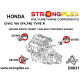 VIII (06-11) FK FN TYPE R STRONGFLEX - 086221B: Engine inserts mount kit | race-shop.bg