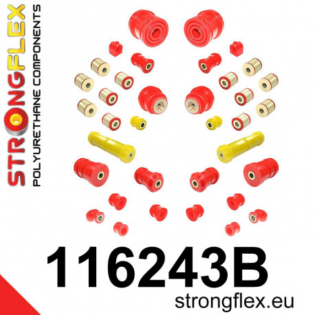 Полиуретанови тампони STRONGFLEX - 116243B: Пълен комплект тампони за окачване | race-shop.bg