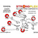 JZX100 (96-01) STRONGFLEX - 211844A: Rear track control arm Inner bush SPORT | race-shop.bg