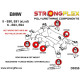 E63 E64 02-10 STRONGFLEX - 036245A: Комплект тампони за заден мост SPORT | race-shop.bg