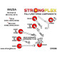 NC (05-14) STRONGFLEX - 106179B: Rear suspension bush kit | race-shop.bg