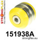 Megane III (08-16) STRONGFLEX - 151938A: Преден долен носач - заден тампон 70mm SPORT | race-shop.bg