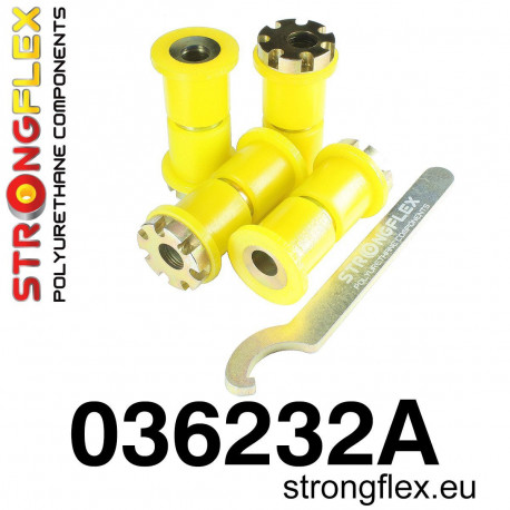 E114 1500 - 2002 (62-77) STRONGFLEX - 036232A: Тампон за заден надлъжен носач комплект eccentric SPORT | race-shop.bg