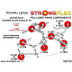 Supra IV (93-02) STRONGFLEX - 216228A: Пълен комплект тампони за окачване SPORT | race-shop.bg
