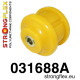 E65 E66 01-08 STRONGFLEX - 031688A: Преден тампон за носач към шаси SPORT | race-shop.bg