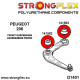 206 (+) / 207 Compact / 207i (SD) (98-17) STRONGFLEX - 141563A: Front arm rear bush SPORT | race-shop.bg