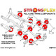 Baja (02-06) STRONGFLEX - 276159A: Пълен комплект тампони за задно окачване SPORT | race-shop.bg