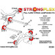 Golf IV R32 (01-04) STRONGFLEX - 226129B: Комплект тампони за задно окачване | race-shop.bg