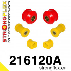 STRONGFLEX - 216120A: Front suspension polyurethane bush kit SPORT