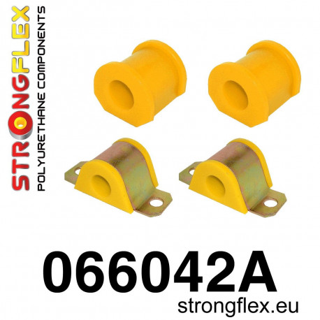Seicento (98-08) STRONGFLEX - 066042A: Front anti roll bar bush kit polyurethane SPORT | race-shop.bg
