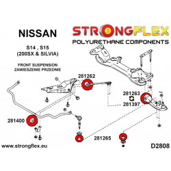 STRONGFLEX - 281400A: Тампон за преден стабилизатор SPORT