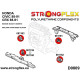 CRX (88-91) STRONGFLEX - 081162A: Engine mount inserts left side SPORT | race-shop.bg