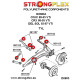 CRX del Sol (92-97) STRONGFLEX - 081102A: Rear lower shock mounting bush SPORT | race-shop.bg