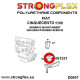 Cinquecento (91-98) STRONGFLEX - 061221A: Gearbox mount inserts SPORT | race-shop.bg