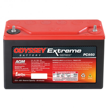 Акумулатори, кутии, държачи Гелов акумулатор Odyssey EXTREME RACING PC950, 34Ah, 950A | race-shop.bg