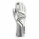 Състезателни ръкавици Sparco LAP с FIA 8856-2018 white/black