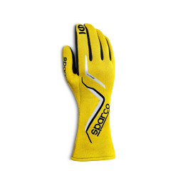 Състезателни ръкавици Sparco LAND с FIA 8856-2018 yellow/black
