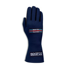 Състезателни ръкавици Sparco MARTINI RACING LAND Classic с FIA 8856-2018 blue