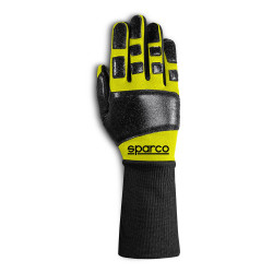 Състезателни ръкавици Sparco R-MECA FIA 8856-2018 жълто