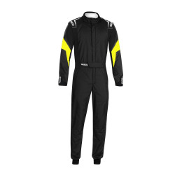 FIA състезателен гащеризон Sparco COMPETITION (R567) black/yellow